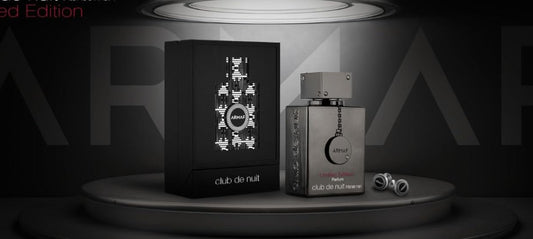 Dluxe Ave. Armaf Club De Nuit Intense Limited Edition for Men Parfum Spray 3.6 Ounce (with Cufflinks)