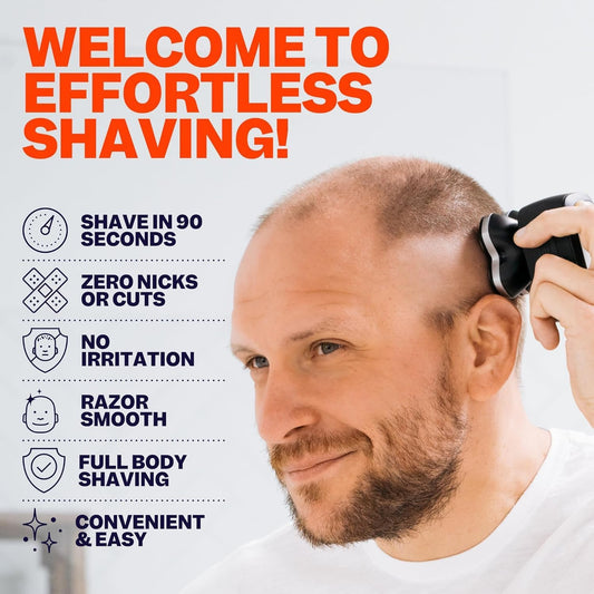 Dluxe Ave. Pro Electric Head Shaver