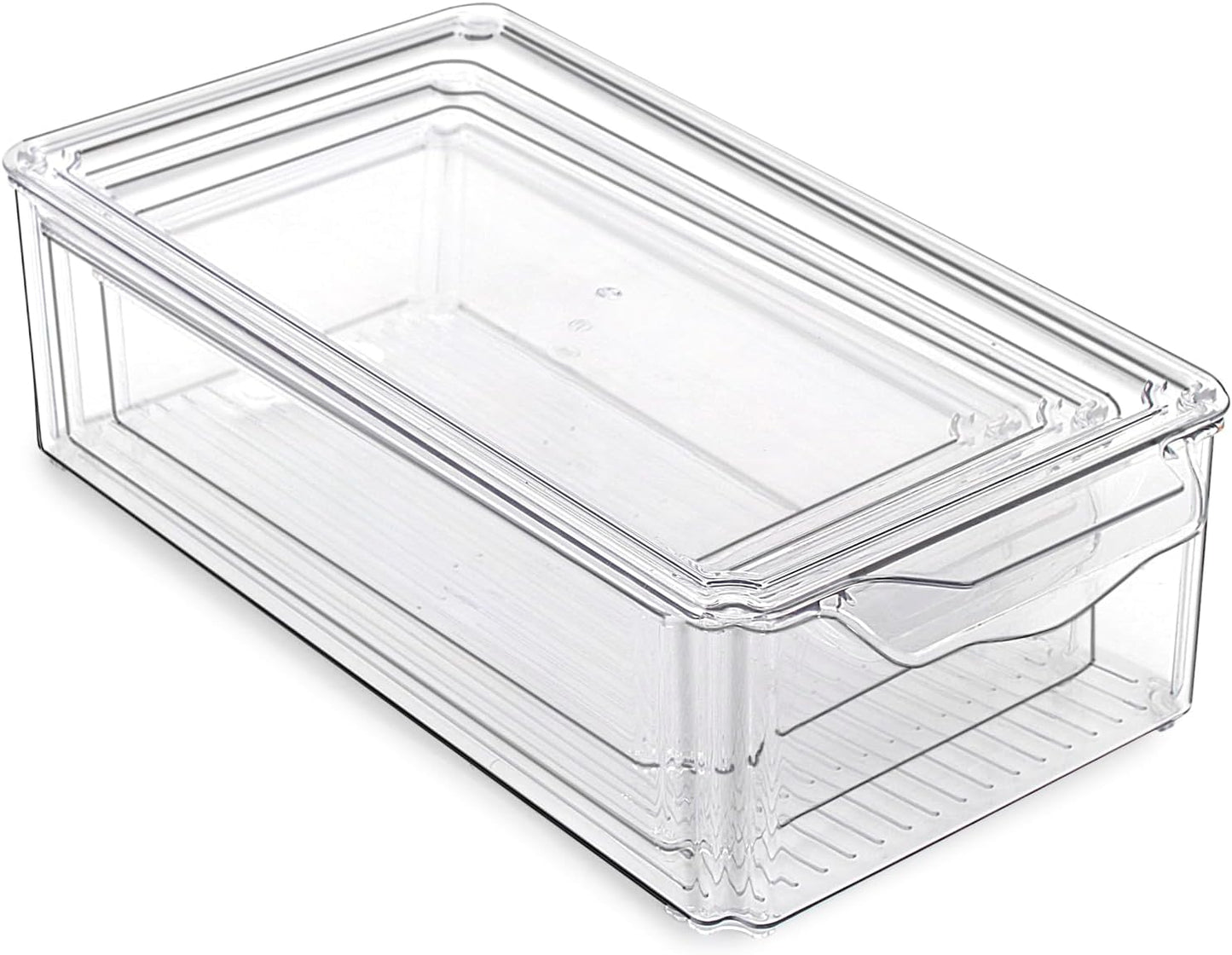 Dluxe Ave. Set Of 3 Stackable Fridge Organizers BPA-Free