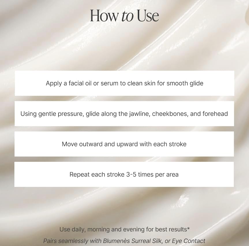 Dluxe Ave. Gua Sha Lymphatic Drainage Massager/ Stainless Steel