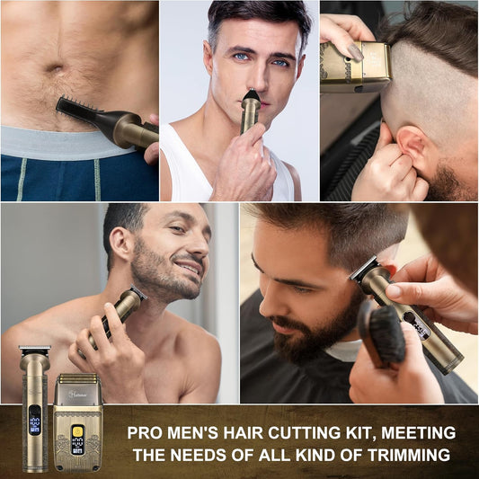 Dluxe Ave. Hatteker Professional Hair Clipper, Electric Razor, Foil Shavers