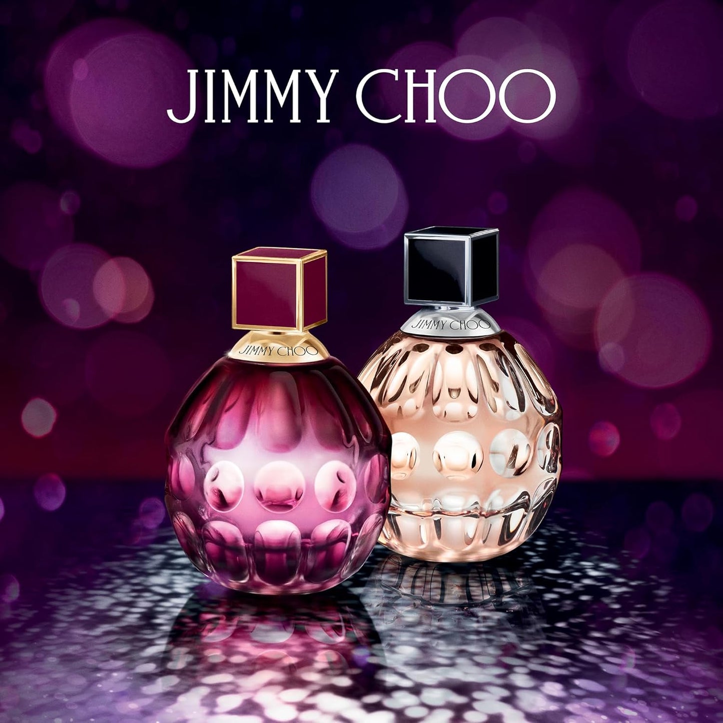 Dluxe Ave. Jimmy Choo Signature Eau de Parfum 3 Piece Set - 3.3 fl. oz. & 1.3 fl. oz. Spray 3.3 fl. oz. Body Lotion - Long Lasting Fragrance with notes of Tea Rose Tiger Orchid & Cedarwood - Floral & Fruity