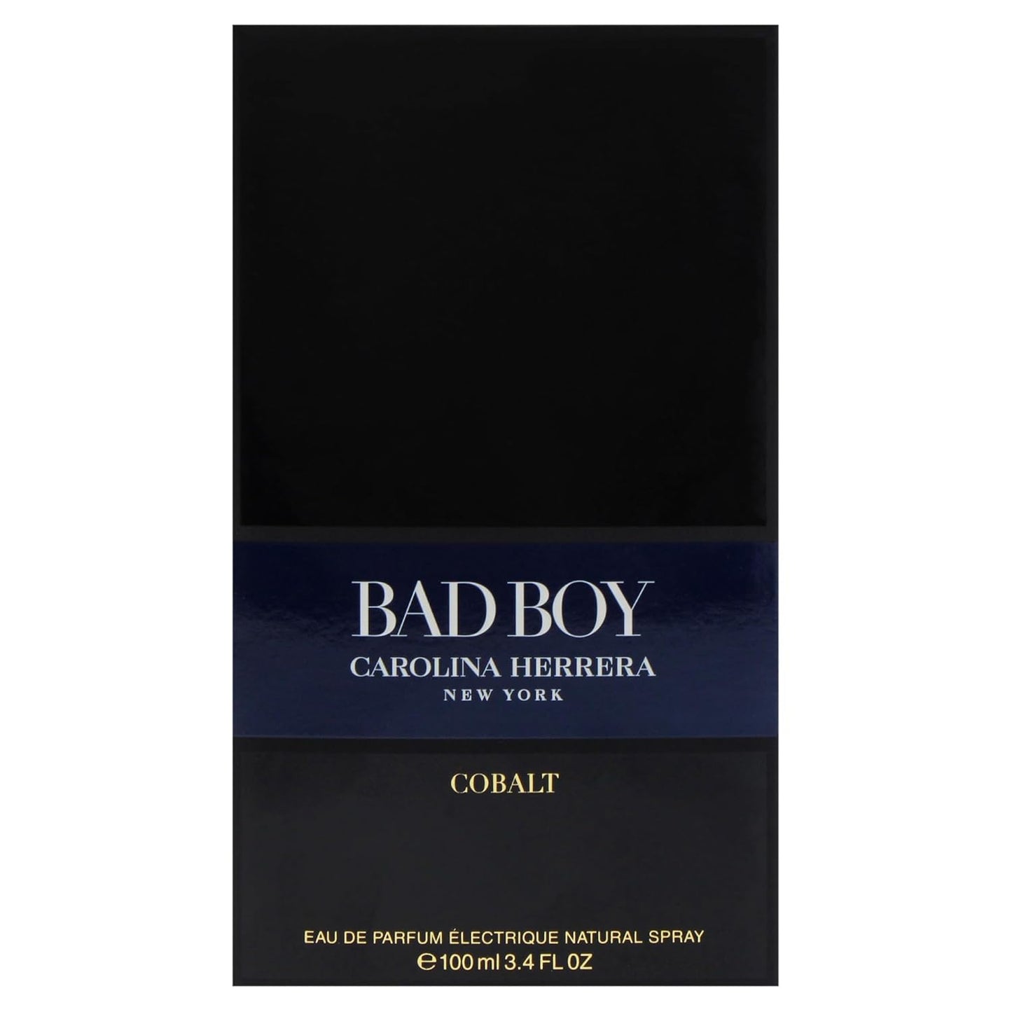 Dluxe Ave. Carolina Herrera Bad Boy Cobalt Eau de Parfum Spray for Men 3.4 Ounce