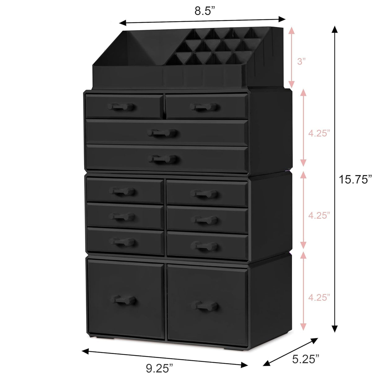 Dluxe Ave. Large Makeup Organizer