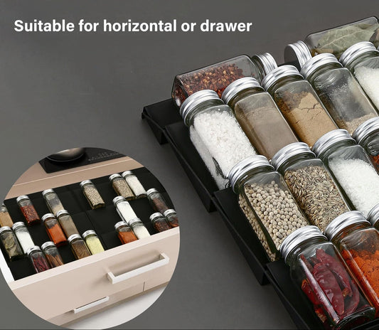 Dluxe Ave. 4 Tier Adjustable Spice Rack
