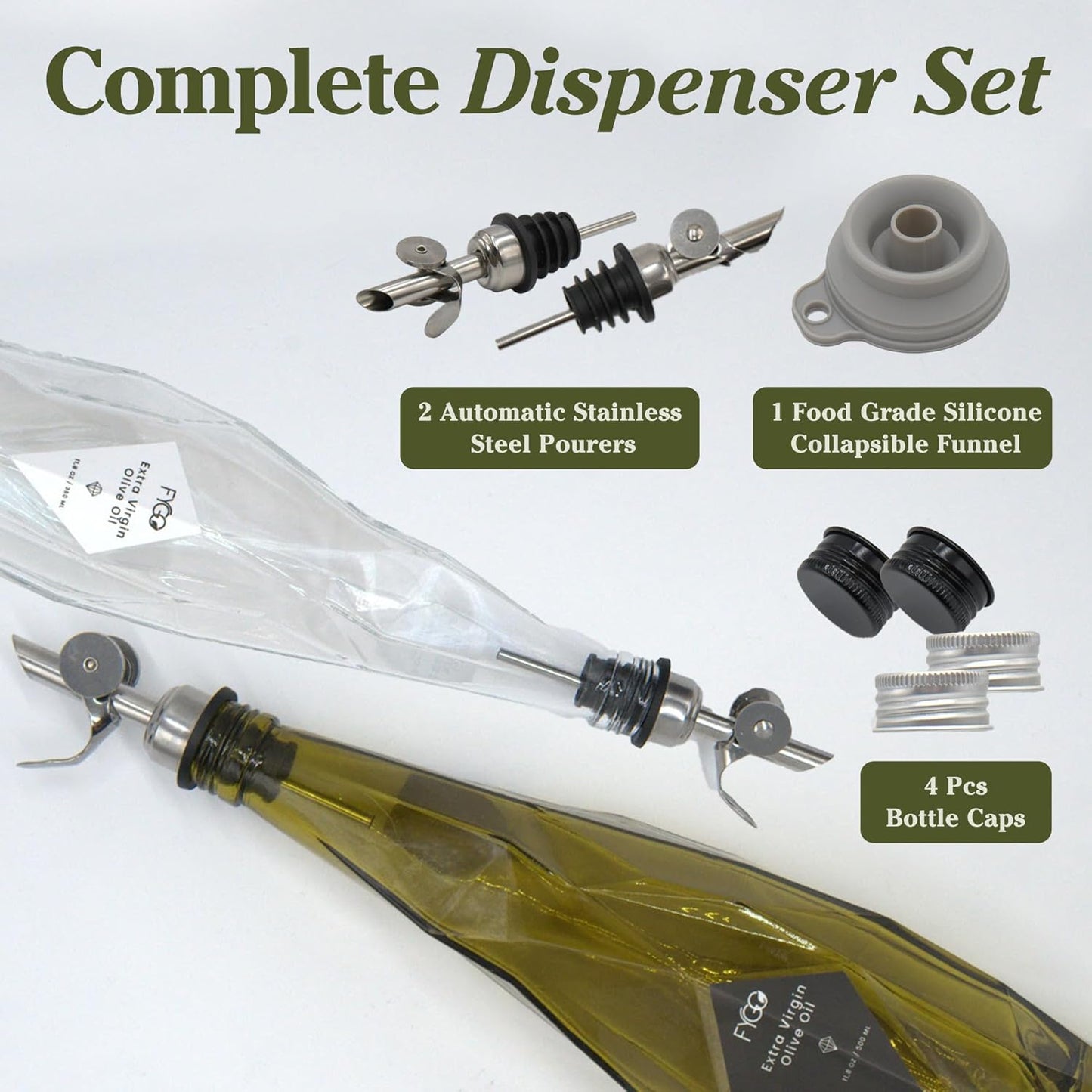 Dluxe Ave. Olive Oil Bottle Dispenser