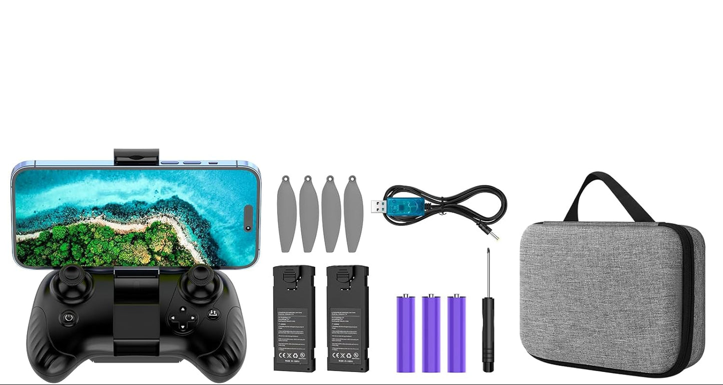 Dluxe Ave. Drone with Camera 1080P HD/ FPV Camera Drone with Brushless Motor/ 36 Mins Long Flight
