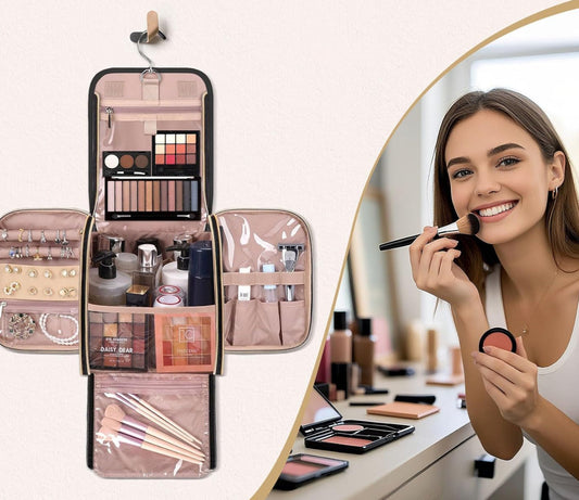 Dluxe Ave. Hanging Travel Essentials Organizer Toiletries
