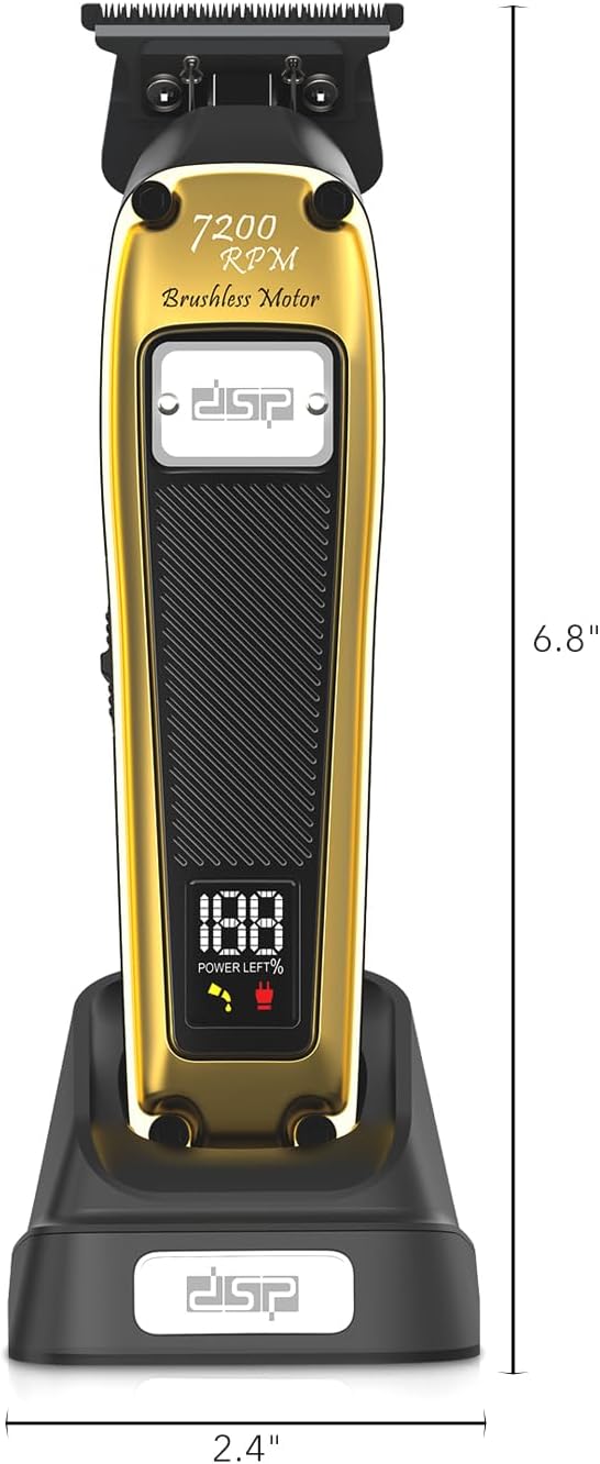 Dluxe Ave. Professional Beard Trimmer/ Cordless/ Gold