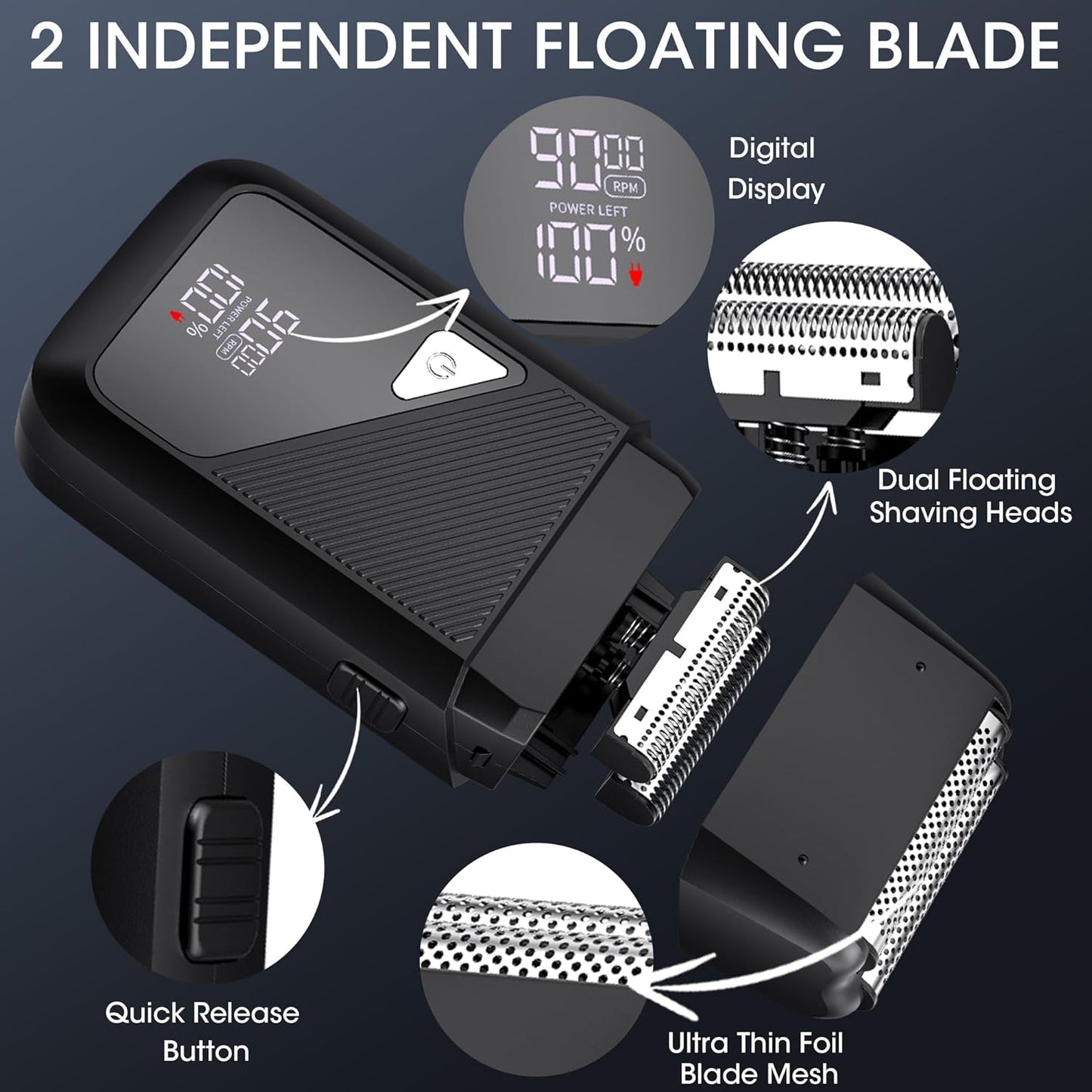 Dluxe Ave. Professional Hair Clippers and Trimmer Set