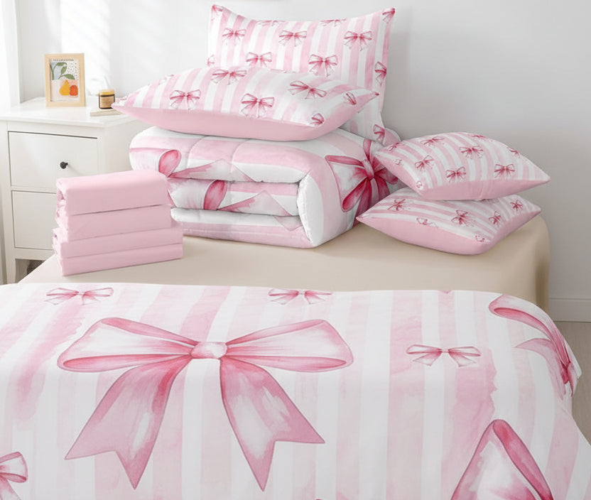 Dluxe Ave. (FULL) 7 Pcs Comforter and Bedding Set