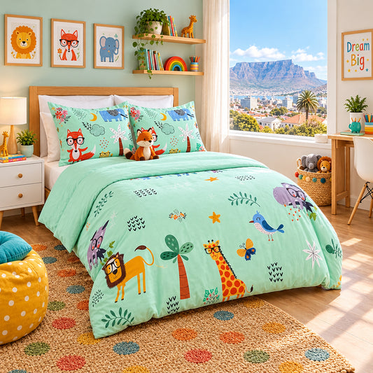 Dluxe Ave. (TWIN) 5 Pcs Comforter Set/ Lime Green
