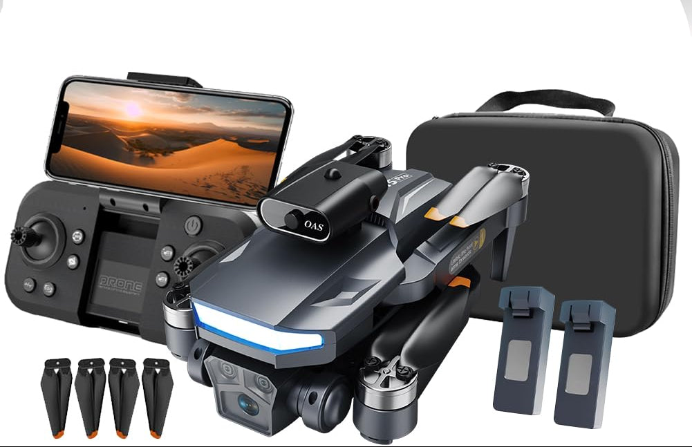 Dluxe Ave. Brushless Motor Drone with Camera for Beginners/ WiFi FPV Quadcopter with 4K HD Camera/ Auto Hover 3D Flips Headless Mode