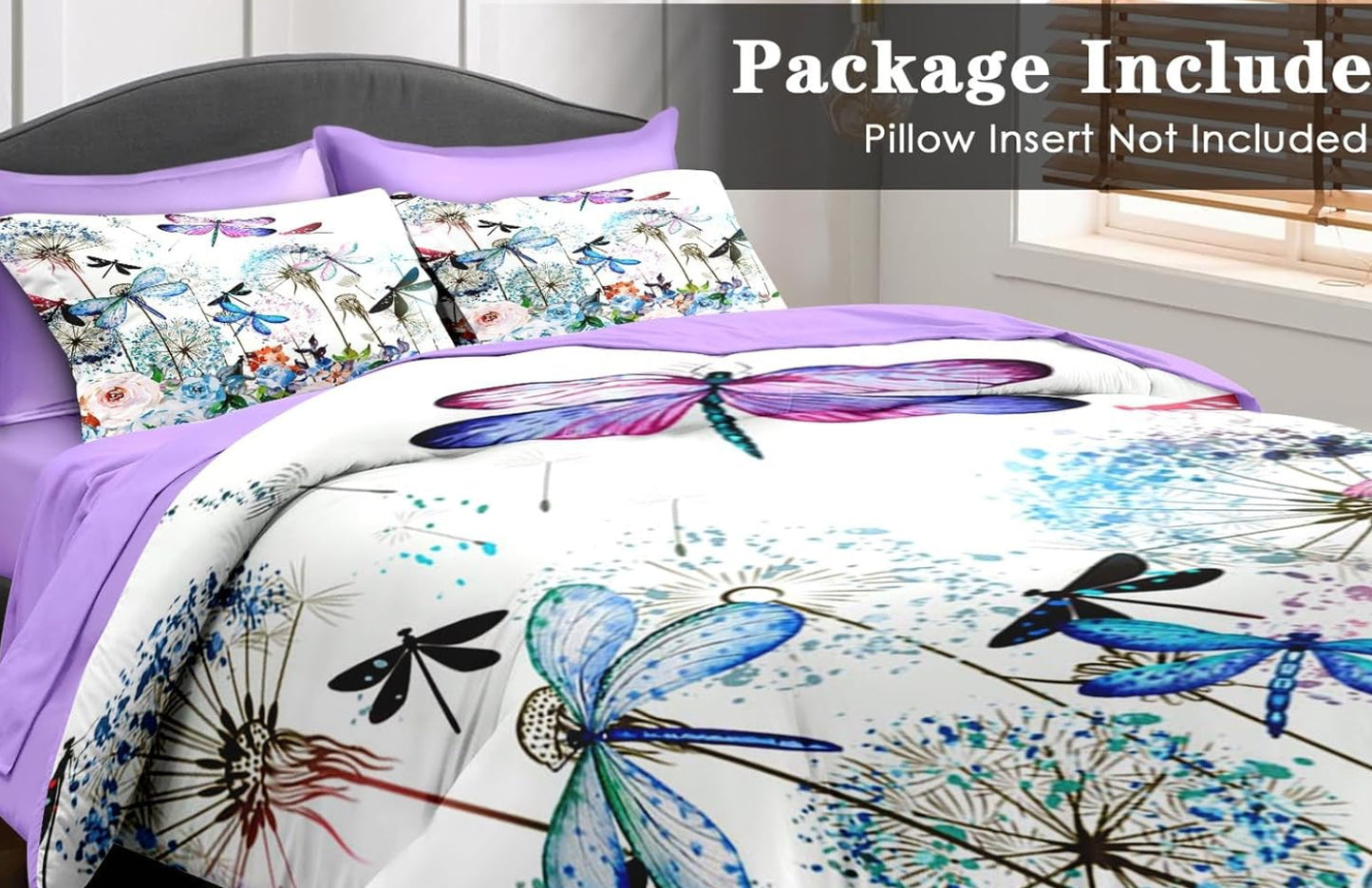 Dluxe Ave. ( KING ) 7 Pcs Comforter and Bedding Set