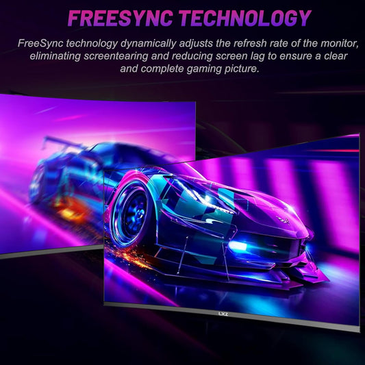 Dluxe Ave. LXZ Curved Gaming Monitor 27 Inch PC Monitor 180hz Full HD 1080P