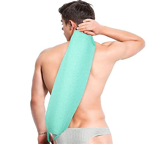 Dluxe Ave. Stretchable Nylon Exfoliating Body Scrubber for Shower/ 2 Pack