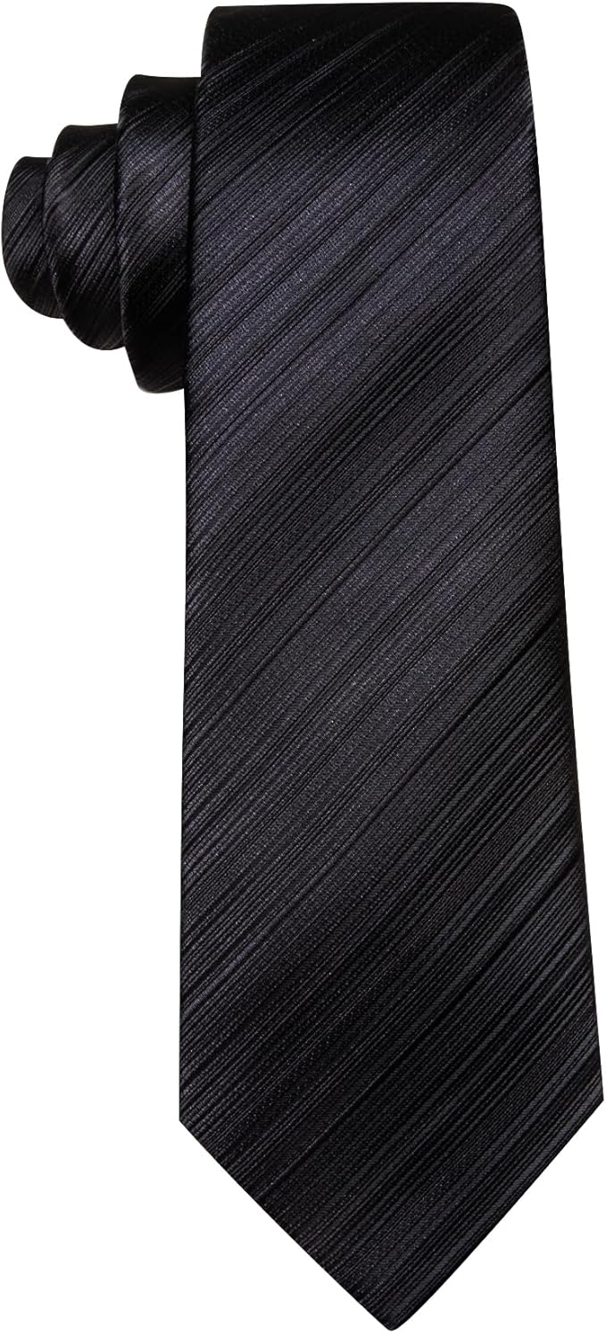 Dluxe Ave. Designer Mens Tie Sets Silk Woven Solid Wheat Necties Pocket Square Cufflinks