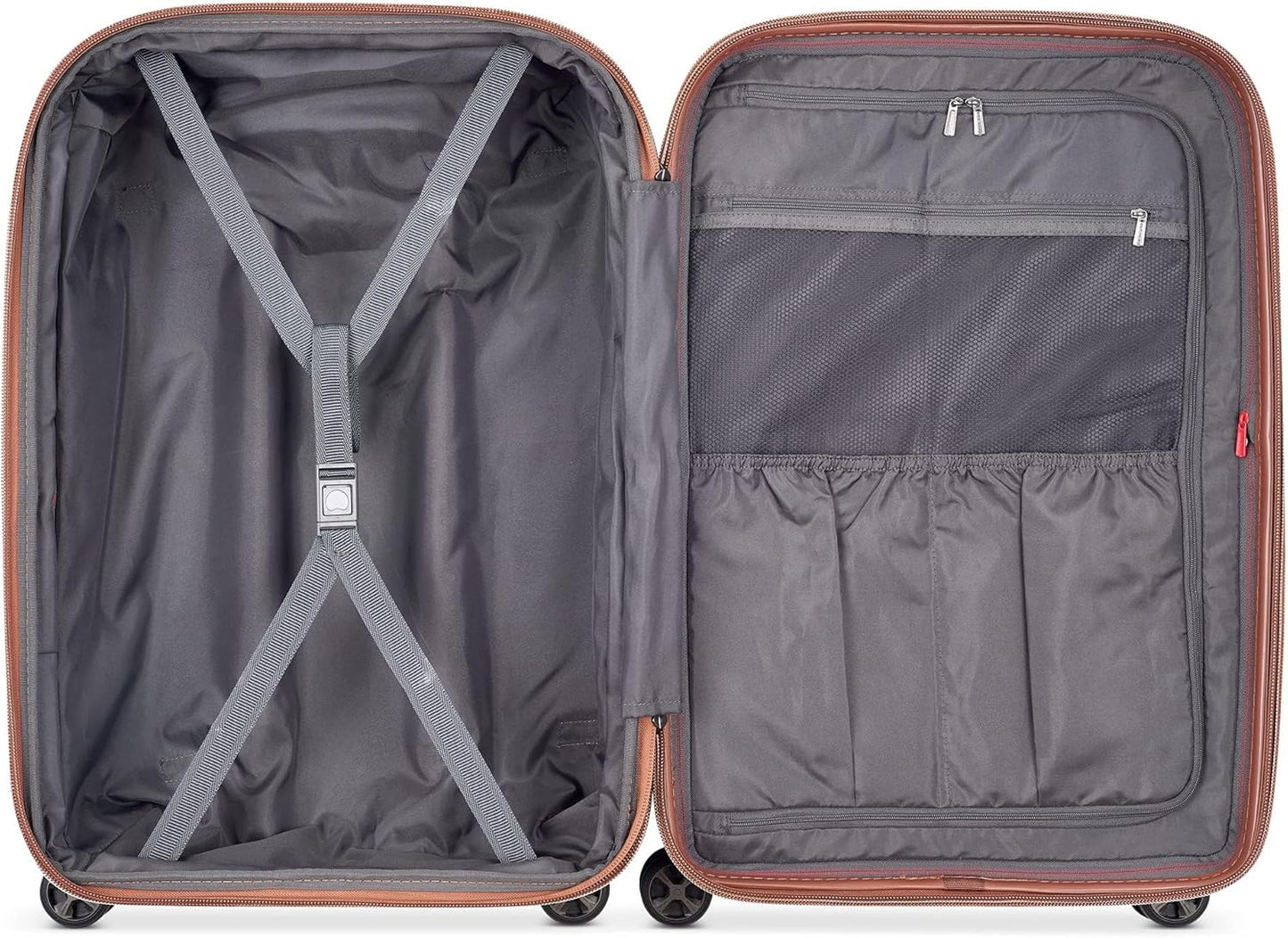 Dluxe Ave. Hardside Expandable Luggage with Spinner Wheels/ 2 Piece Set (Navy)(21/28)
