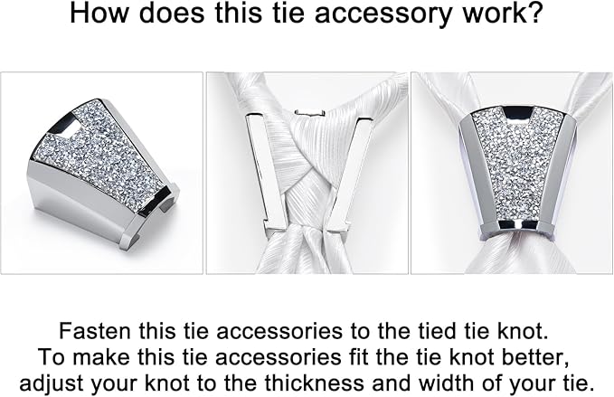 Dluxe Ave. Mens Tie SetSilk Solid Necktie and Shiny Tie Accessories Pocket Square Cufflinks Set Pearl White
