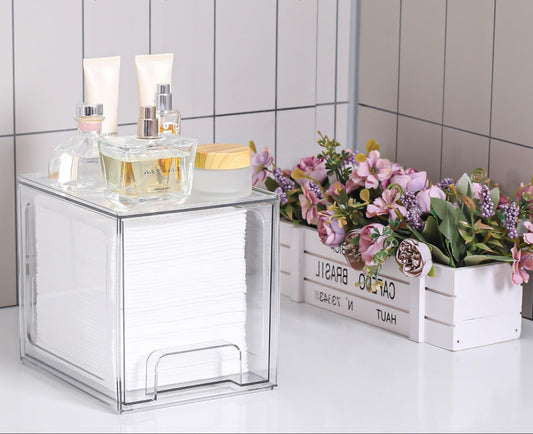 Dluxe Ave. Disposable Face Towel Holder/ Plastic