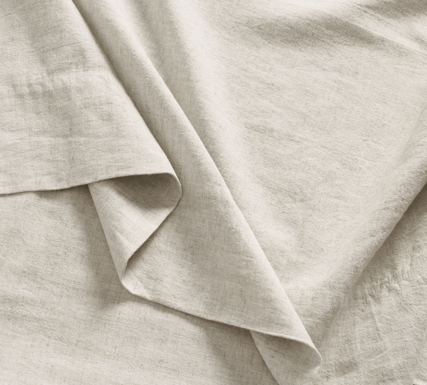 Dluxe Ave. ( QUEEN ) European Flax Linen Sheets Set - 4 PC Deep Pocket, Oat