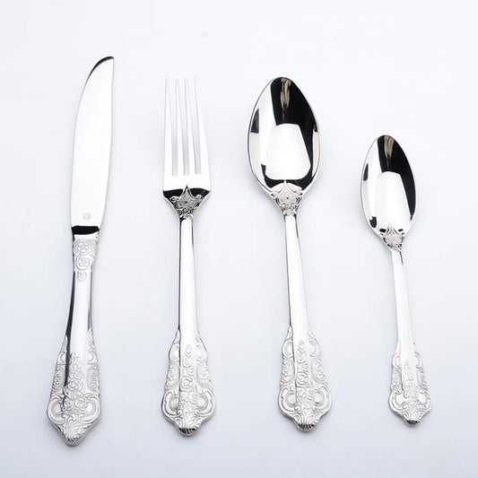 Dluxe Ave. Retro Western Stainless Steel Cutlery Set
