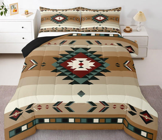 Dluxe Ave. (KING) Native Design Bedding Set