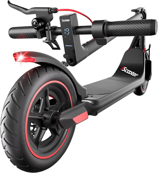 Dluxe Ave. Foldable Electric Scooter for Adults 18.7/12.5 Miles Long Range18.7/15.5 Mph Speed 8.5in Honeycomb Tire Folding E Scooter with Double Braking System Electric Scooter for Commuting