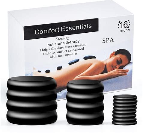 Dluxe Ave. Massage Stones with Heater Kit/ 18Pcs
