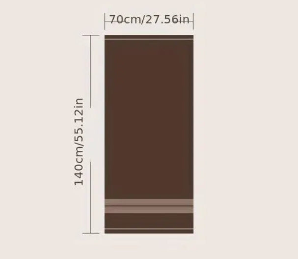 Dluxe Ave. 1PC Super Soft Combed Cotton Bath Towel, Highly Absorbent