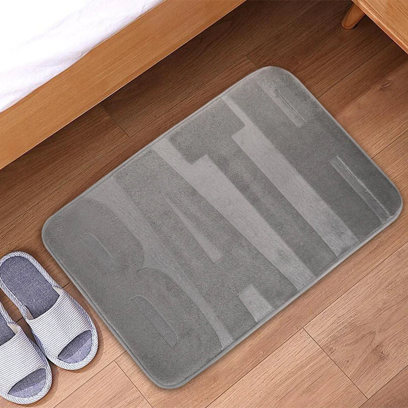 Dluxe Ave. Memory Foam Washable Bath Rug - Soft & Non-Slip