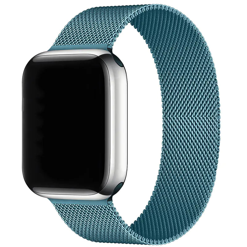 Dluxe Ave. Milanese Magnetic Steel Band for Apple Watch Series 56789 SE