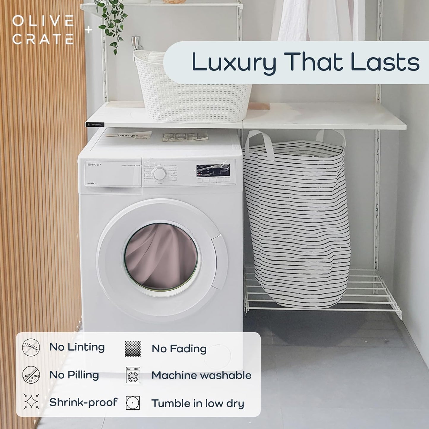 Dluxe Ave. ( KING) 4 Pcs Olive + Crate Luxury Series 100% Tencel Eucalyptus Sheets Set, Super Soft, Deep Pocket to 18, Dusk