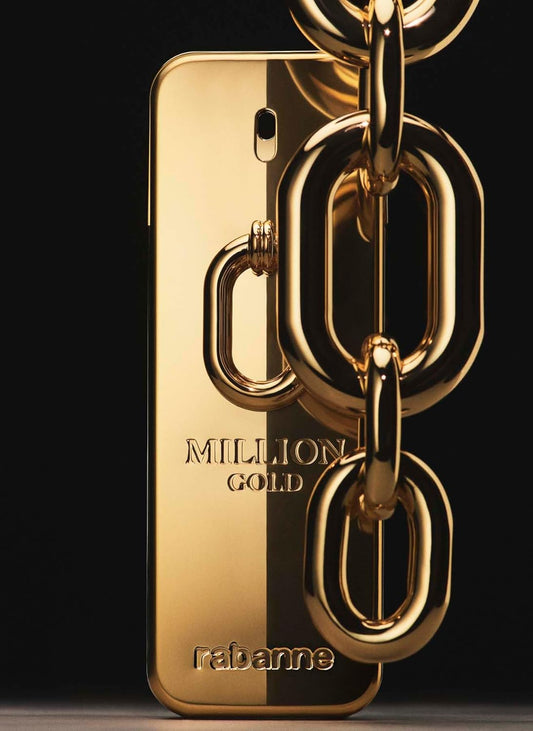 Dluxe Ave. PACO RABANNE Million Gold Intense Eau De Parfum Spray for Men 3.4 Ounce