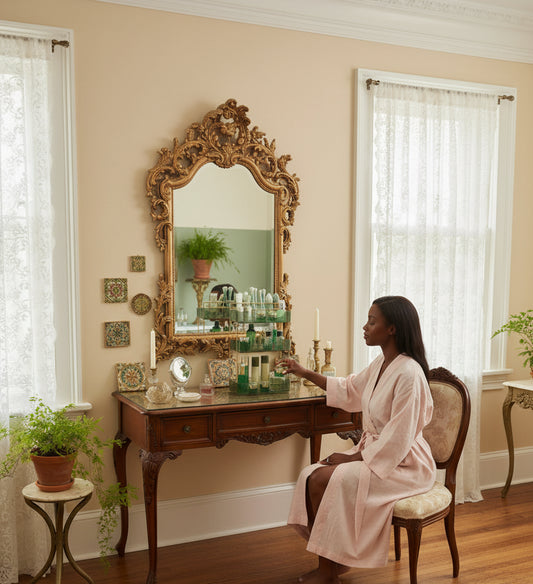 Dluxe Ave. Makeup Organizer 3-Tier / Pale Green