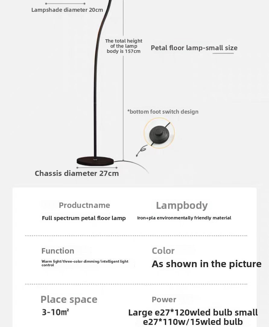 Dluxe Ave. Bedside table lamp, floor-standing