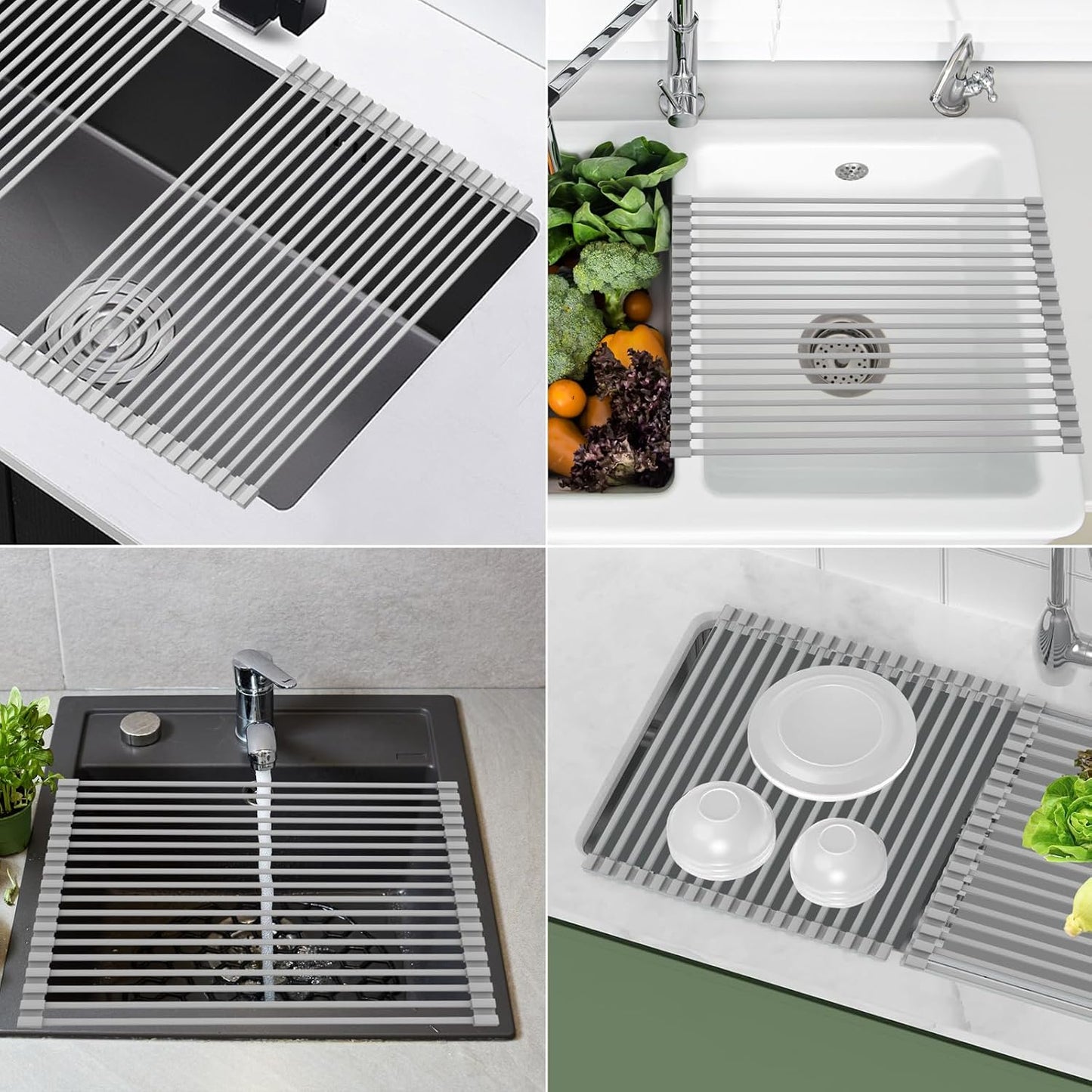 Dluxe Ave. Stylish Multifunctional Kitchen Dish Drying Rack