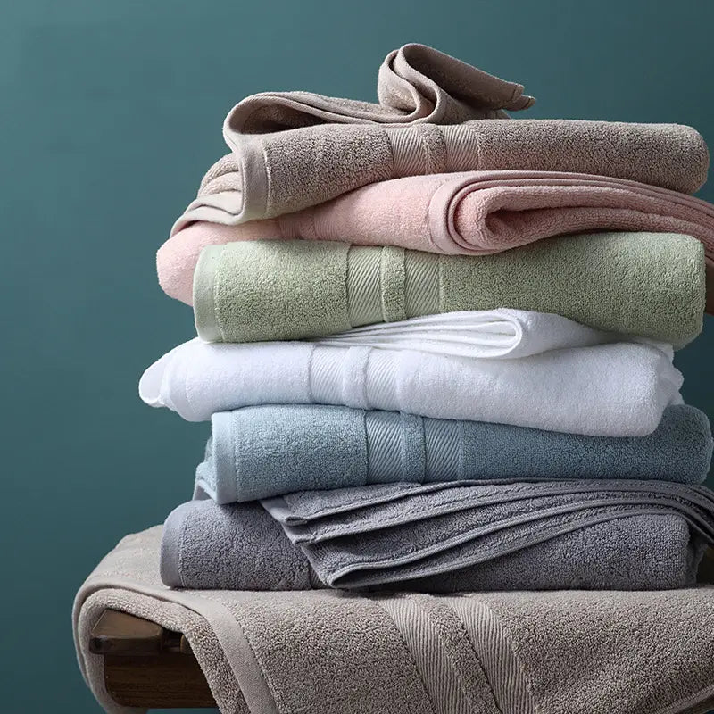 Dluxe Ave. Cotton Hand Towel Set - Soft Absorbent Bathroom Towels