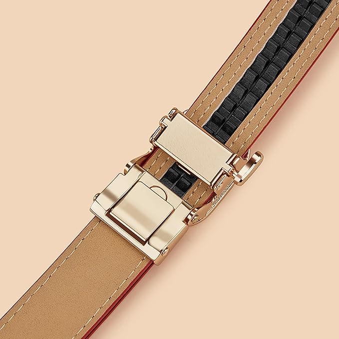 Dluxe Ave. Leather Buckle Belt with Belt Box