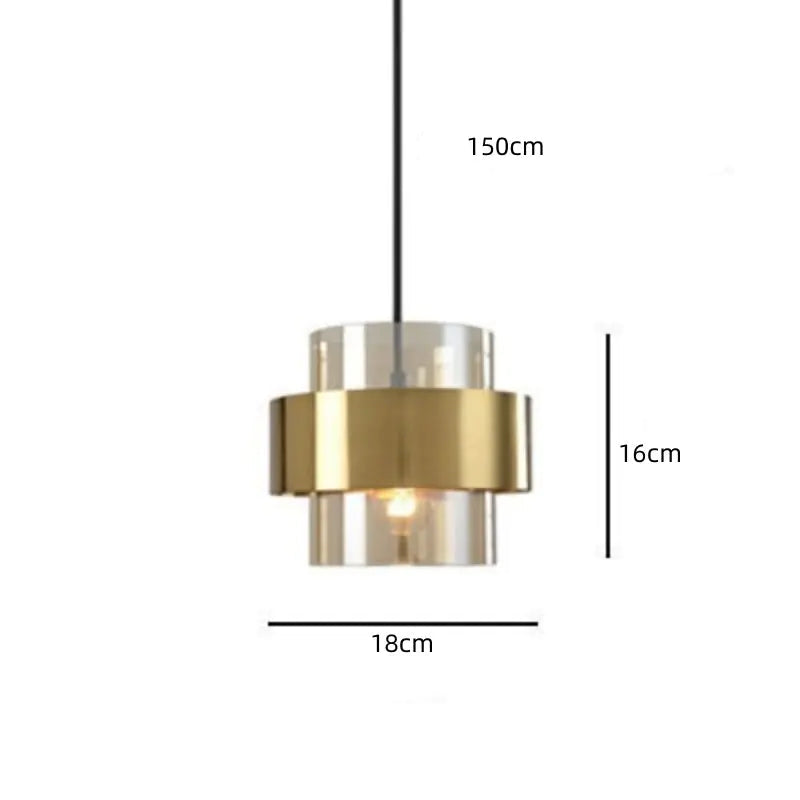 Dluxe Ave. Nordic Minimalist Creative Glass Pendant Light