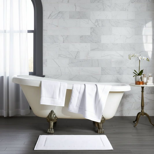 Dluxe Ave. Thick Cotton Anti-Slip Water Absorbent Bath Mat