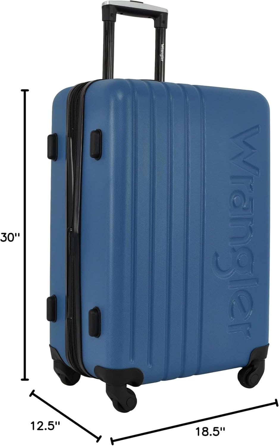 Dluxe Ave. 3 Pcs Luggage Set/ Spinning Wheels/ (Vallarta Blue) 28"/24"/20"