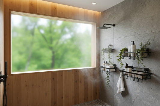 Dluxe Ave. Wall Mounted Shelves 4 Pack Adhesive