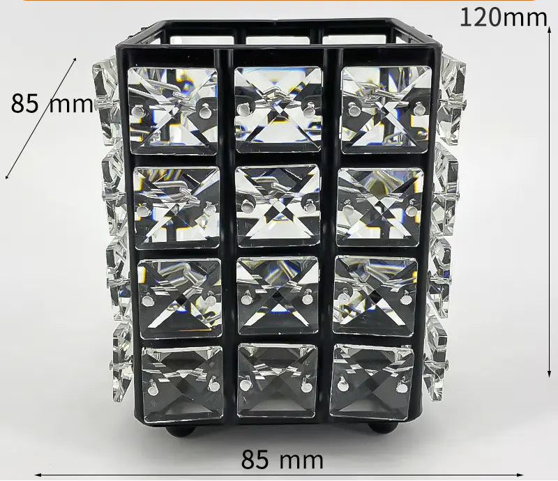 Dluxe Ave. European Crystal Makeup Brush Holder and Organizer