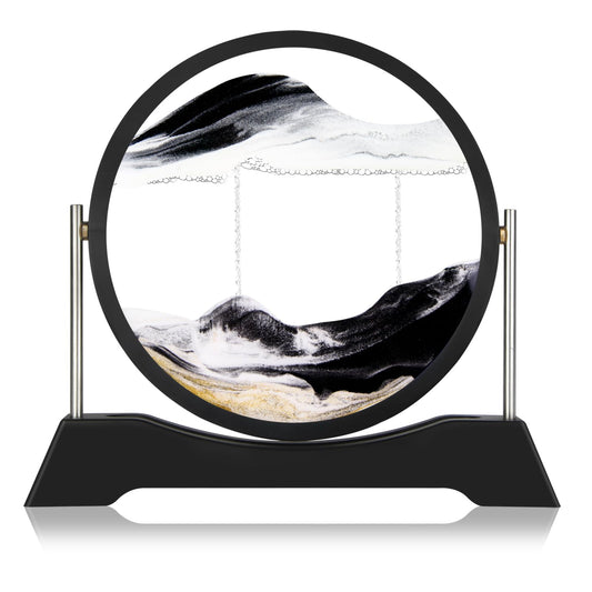 Dluxe Ave. Moving Sand Art Liquid Motion3D Decor, Moving Art