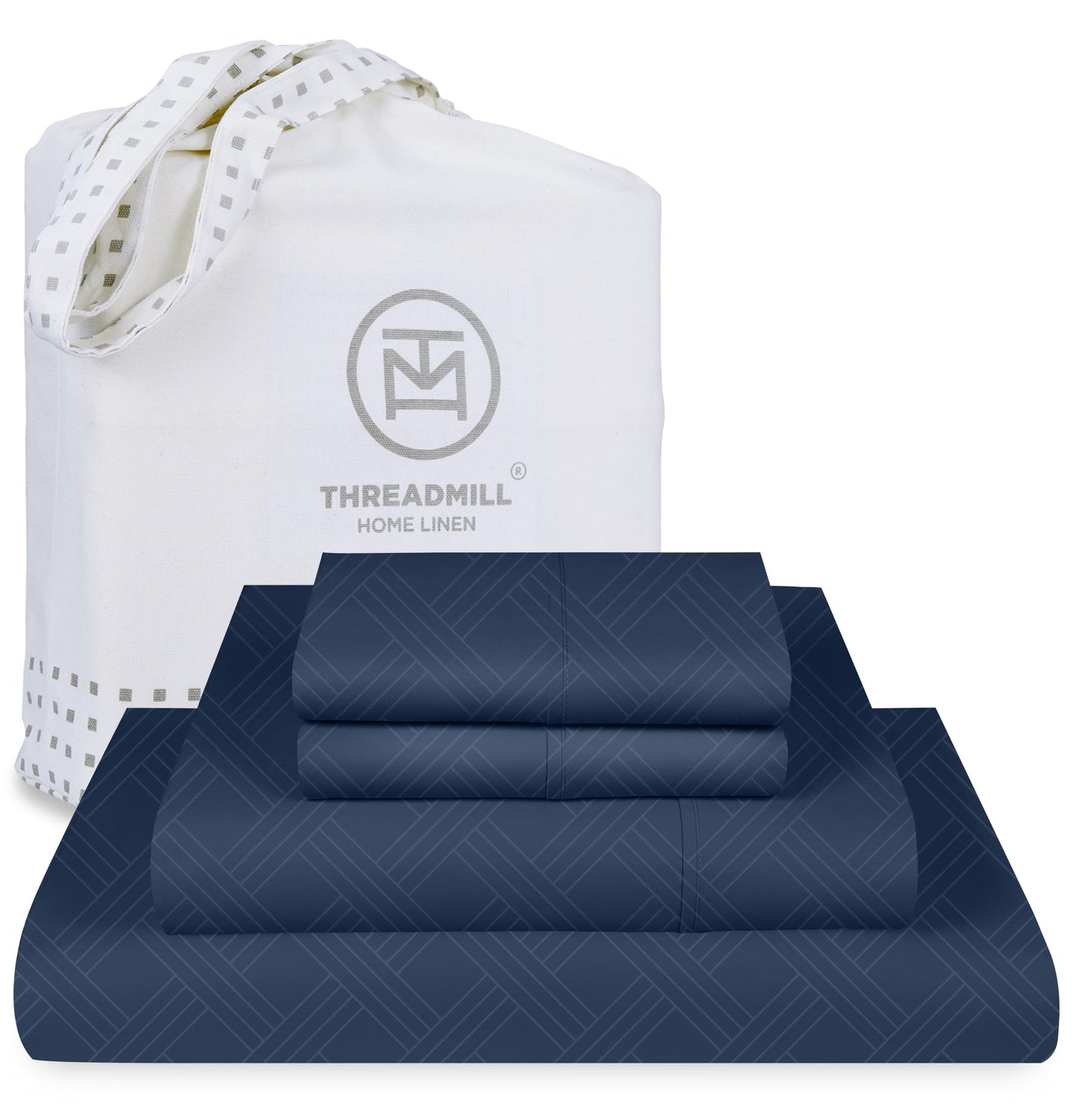 Dluxe Ave. ( KING ) 4 Pcs Sheets Set/ 800 Thread Count 16" Deep Pocket/ 100% Cotton Sheets