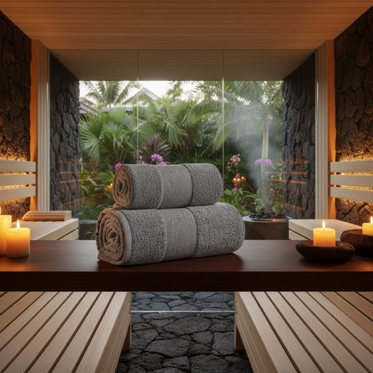 Dluxe Ave. Resort Collection Soft Bath Towels 35x70 in Oversize 2 Pack Smoke Grey