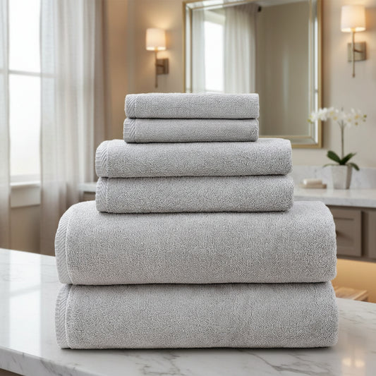 Dluxe Ave. Cotton Towel Set / 6 Pieces,