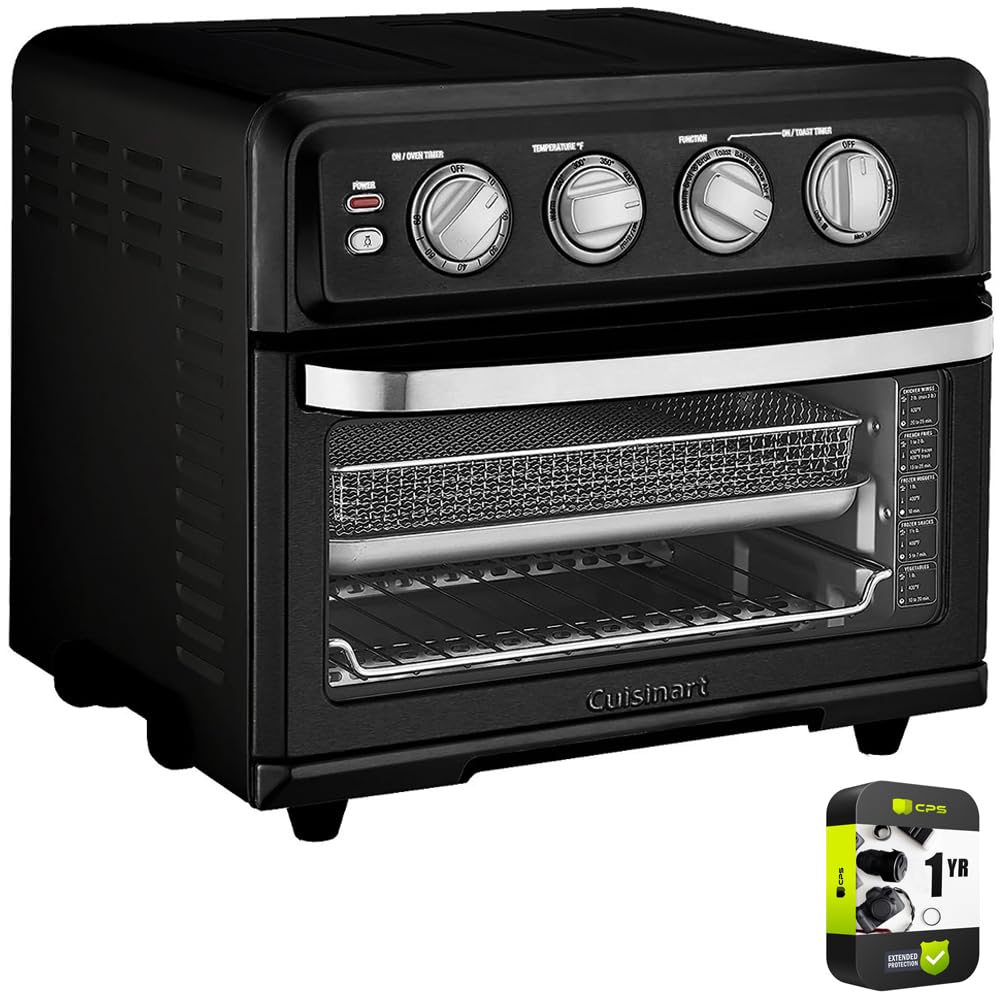 Dluxe Ave. Air Fryer Toaster Oven with Grill Bundle (Matte Black)