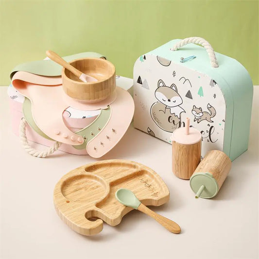Dluxe Ave. Baby Silicone Bowl Newborn Feeding Set